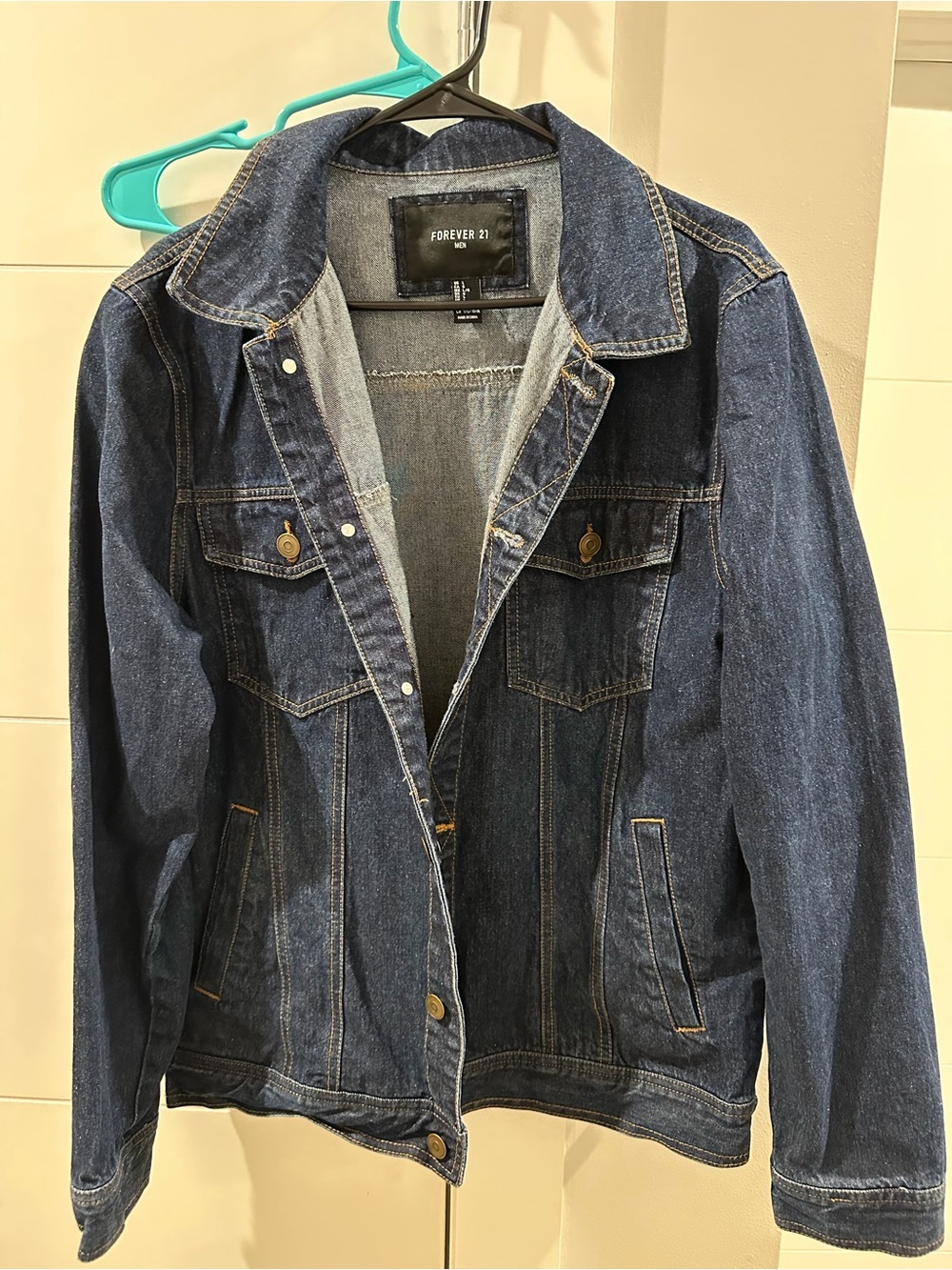 Forever 21 Navy Blue Men’s Denim Jacket